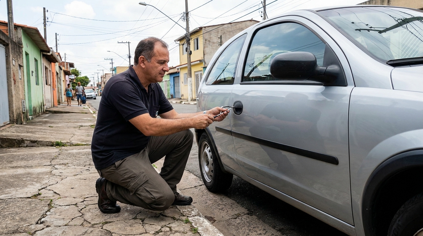 Abertura de carro sem danos por chaveiro em Campina Grande‑PB