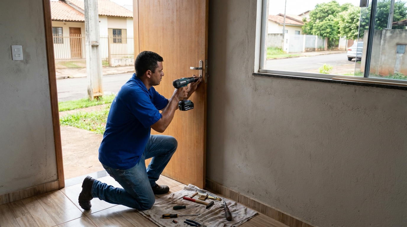 Instalação de Fechadura de Porta em Campina Grande‑PB